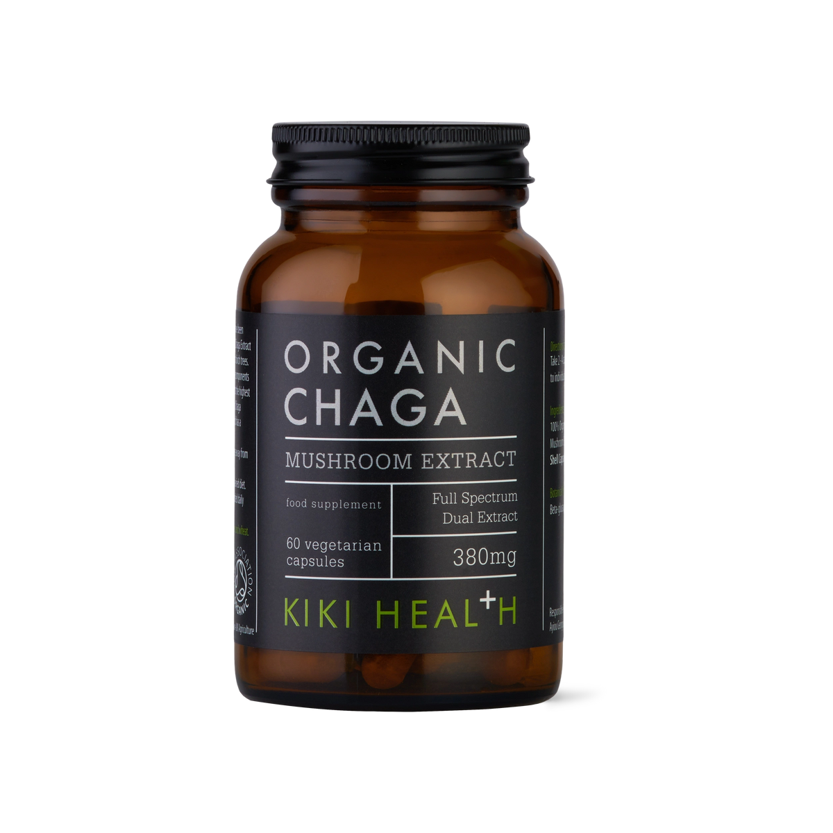 Organic Chaga Mushroom Extract – 60 Vegicaps