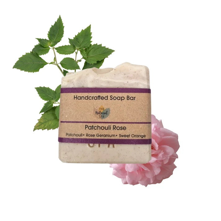 Patchouli Rose Cold Process Soap Bar – 100g