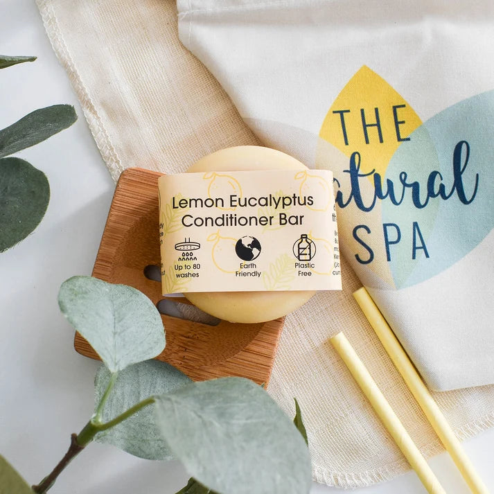 Lemon Eucalyptus Solid Conditioner Bar – 60g
