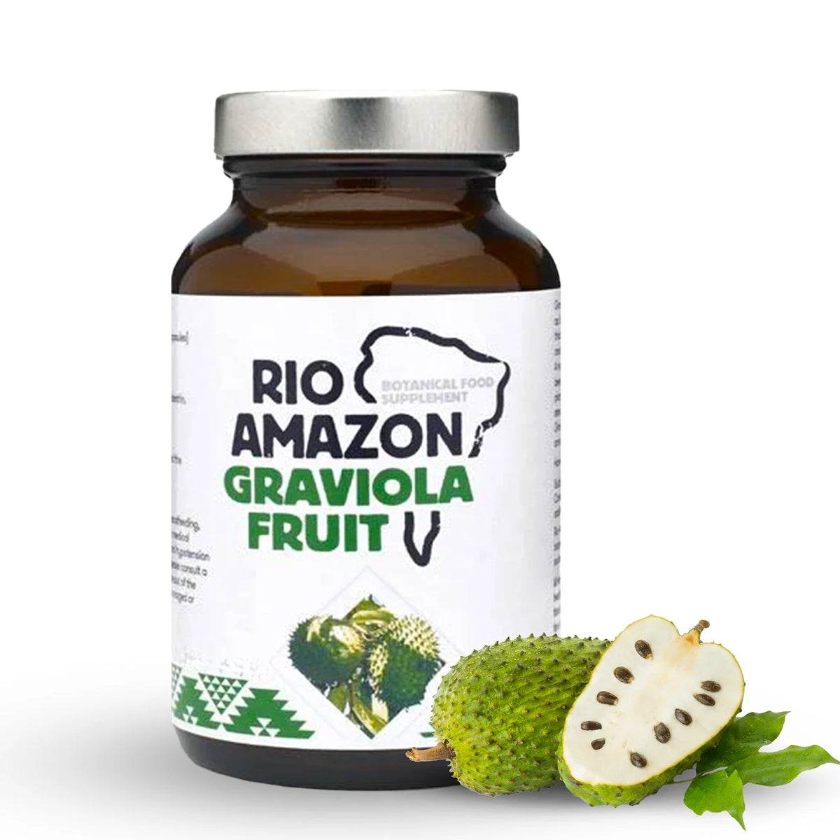 Rio Amazon Graviola (Soursop) Fruit 500mg – 60 Capsules