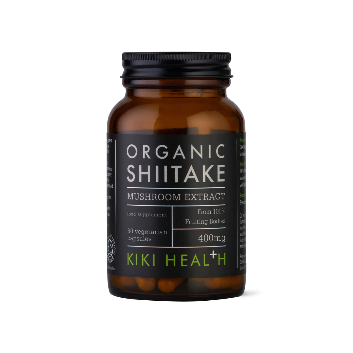 Organic Shiitake Mushroom Extract – 60 Vegicaps