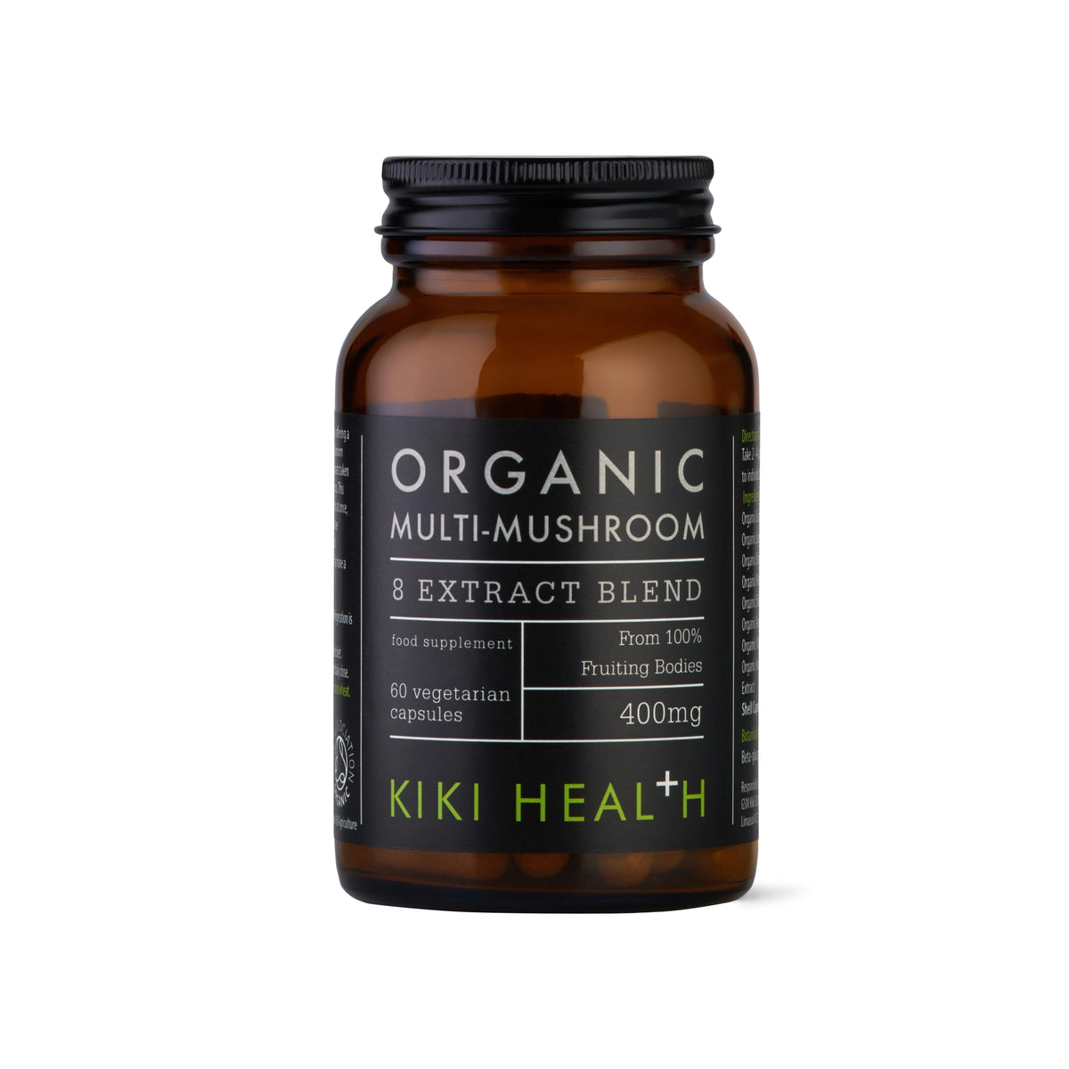 Organic Multi-Mushroom Extract Blend – 60 Vegicaps